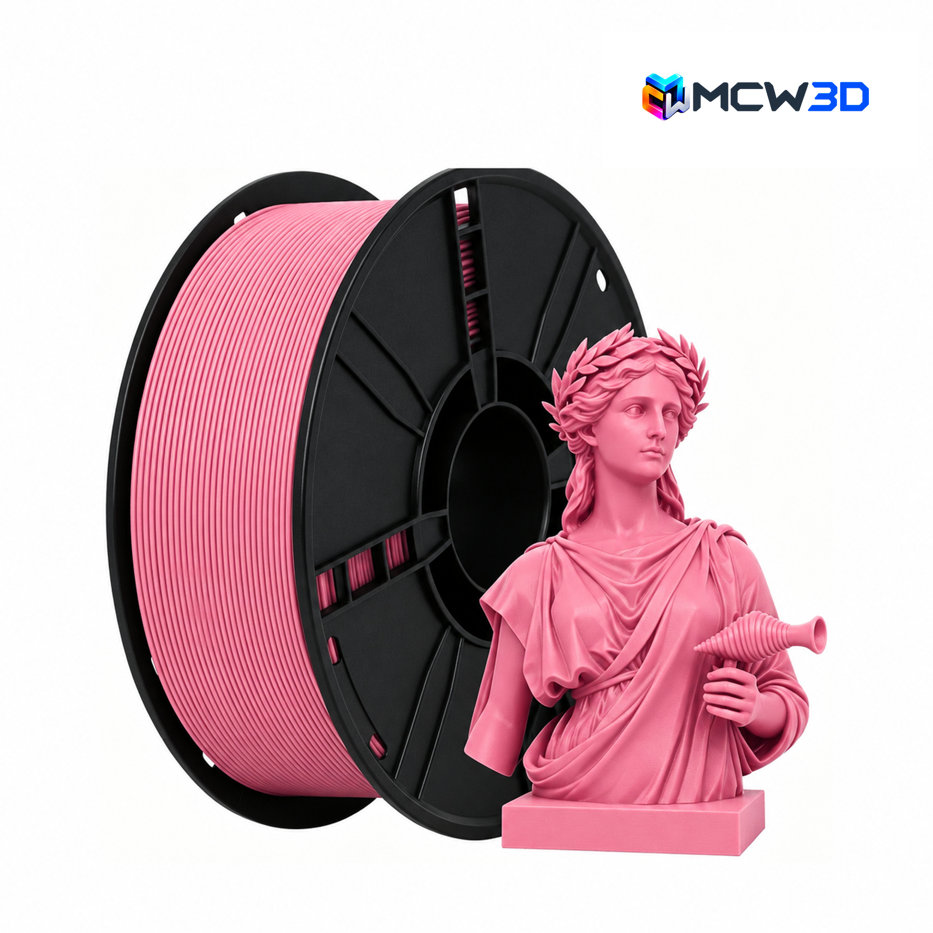 Filamento PLA Fosco 1,75 mm · 1 kg · Rosa