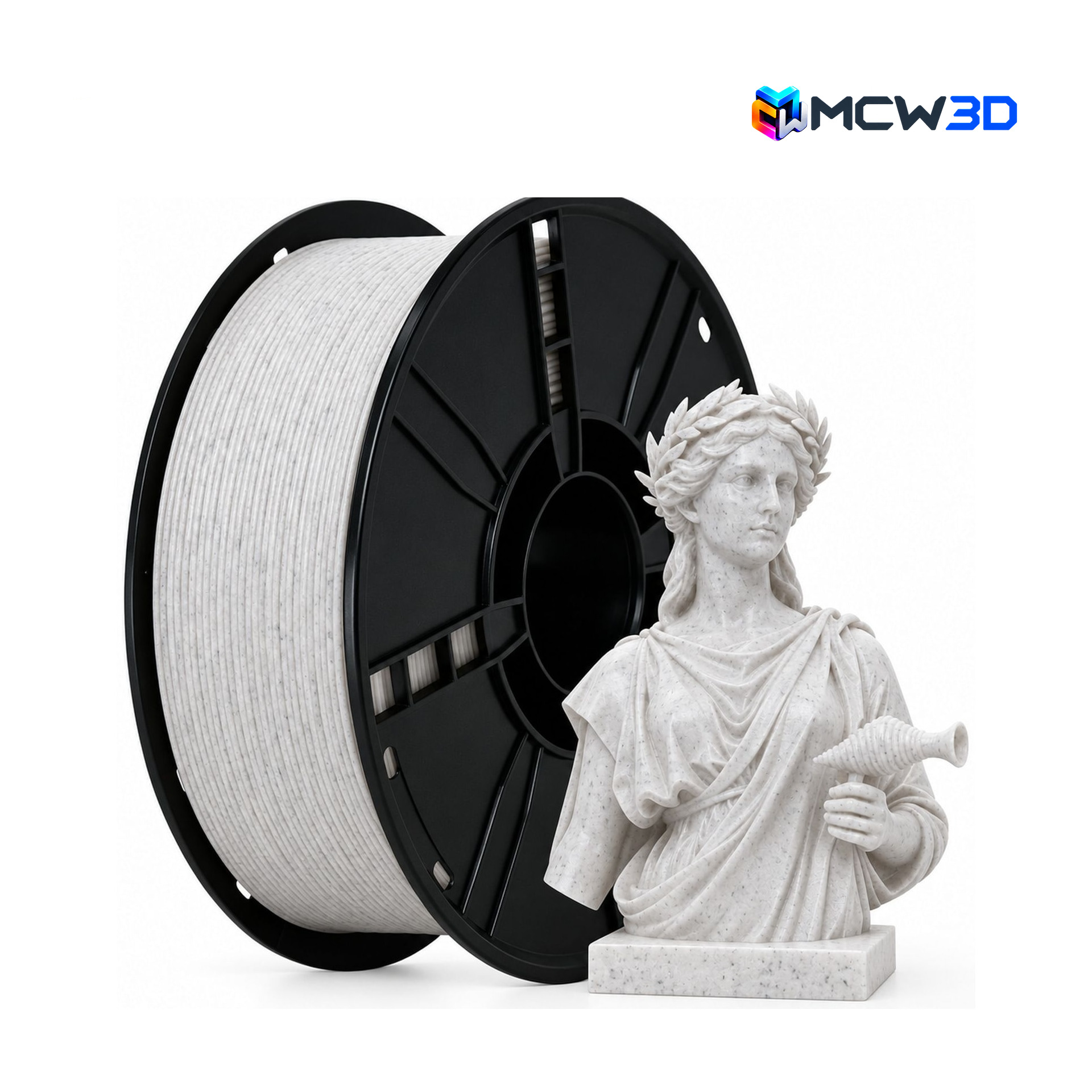Filamento PLA+ (PLA Plus) 1,75 mm · 1 kg · Marmorizado