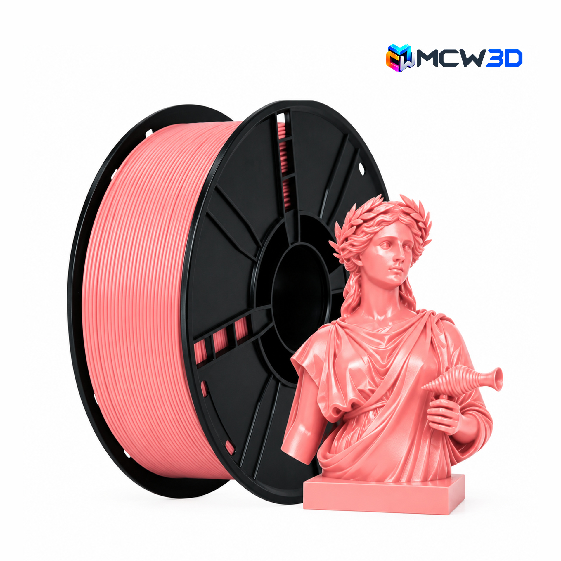 Filamento PLA+ (PLA Plus) 1,75 mm · 1 kg · Rosa