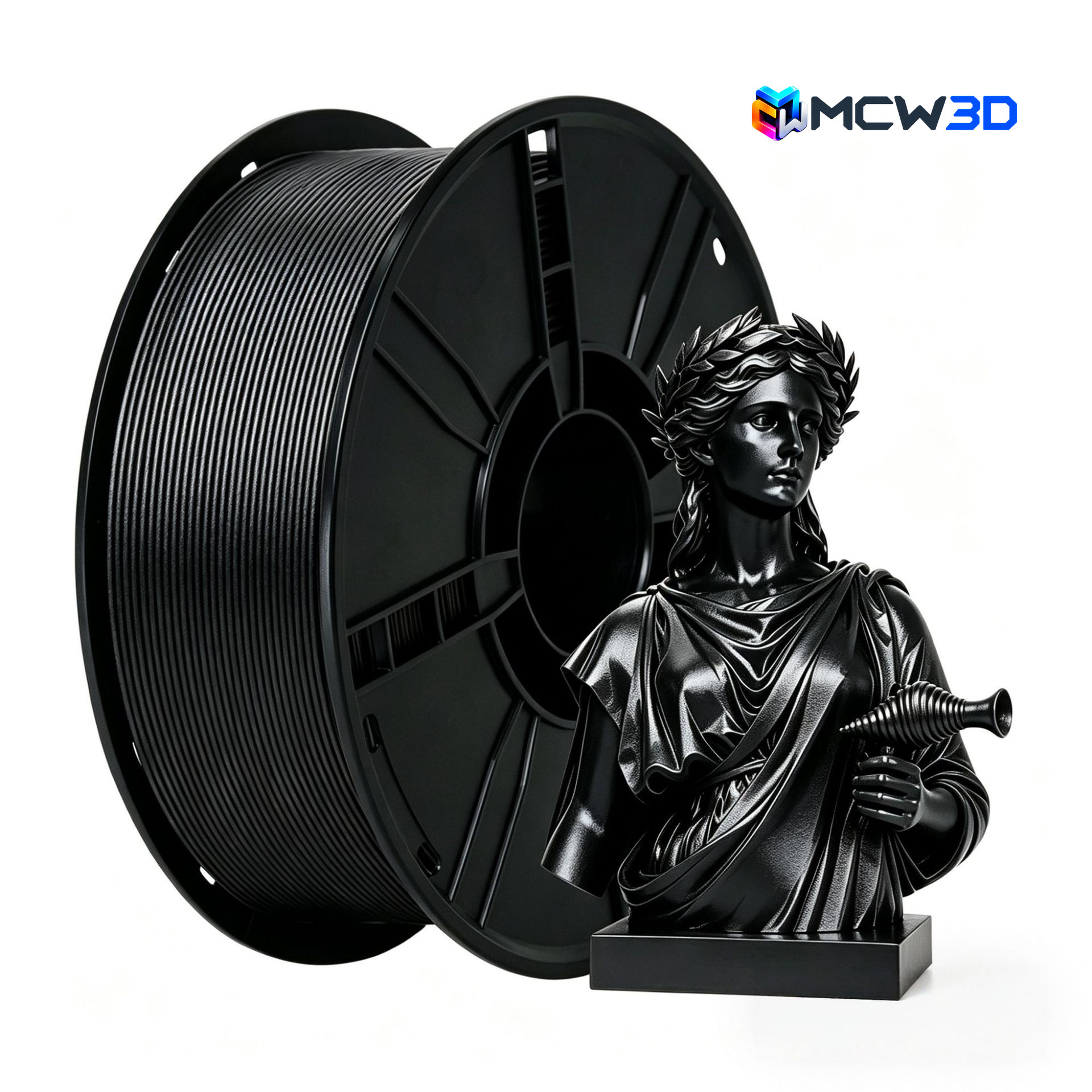 Filamento PLA 1,75 mm · 1 kg · Preto