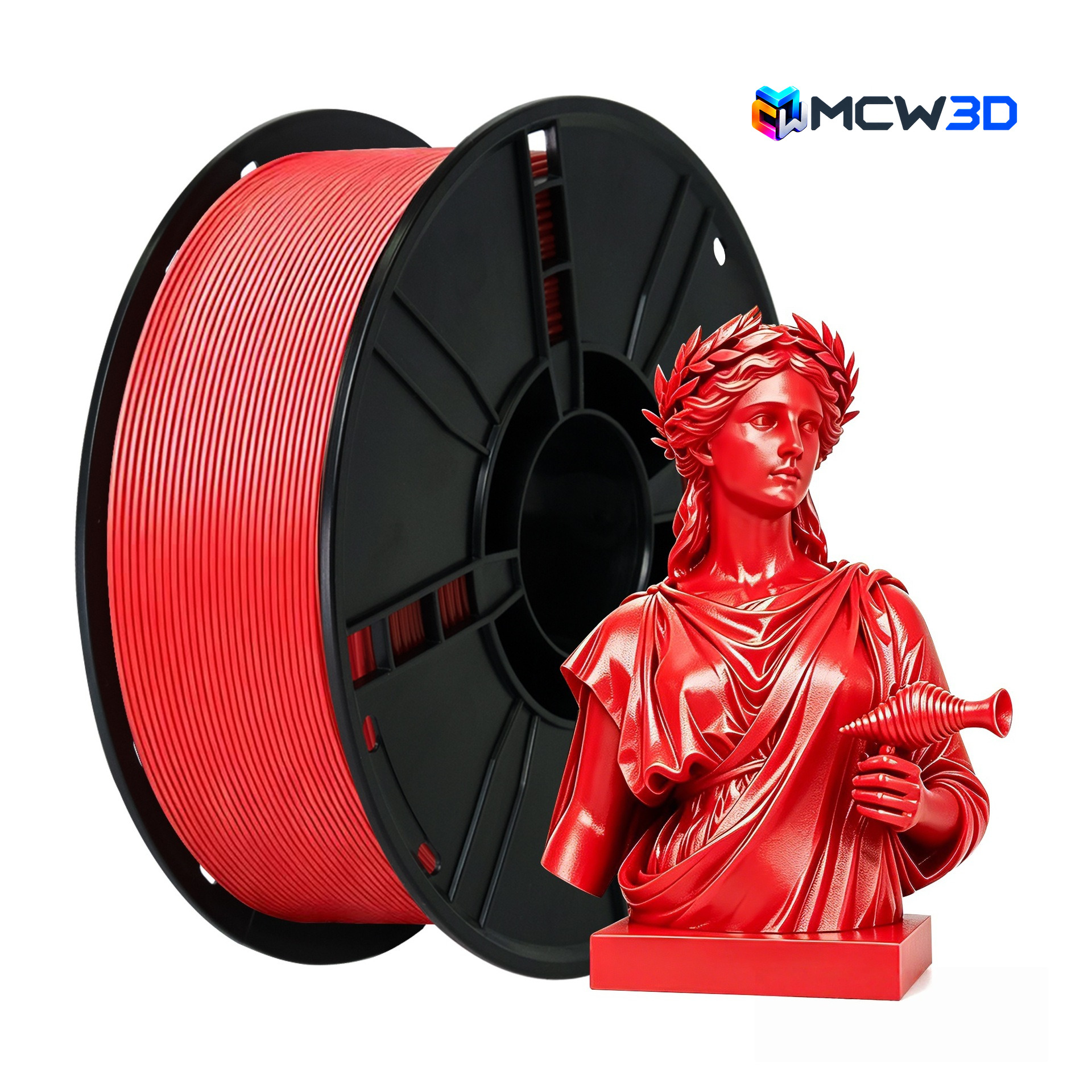 Filamento PLA 1,75 mm · 1 kg · Vermelho