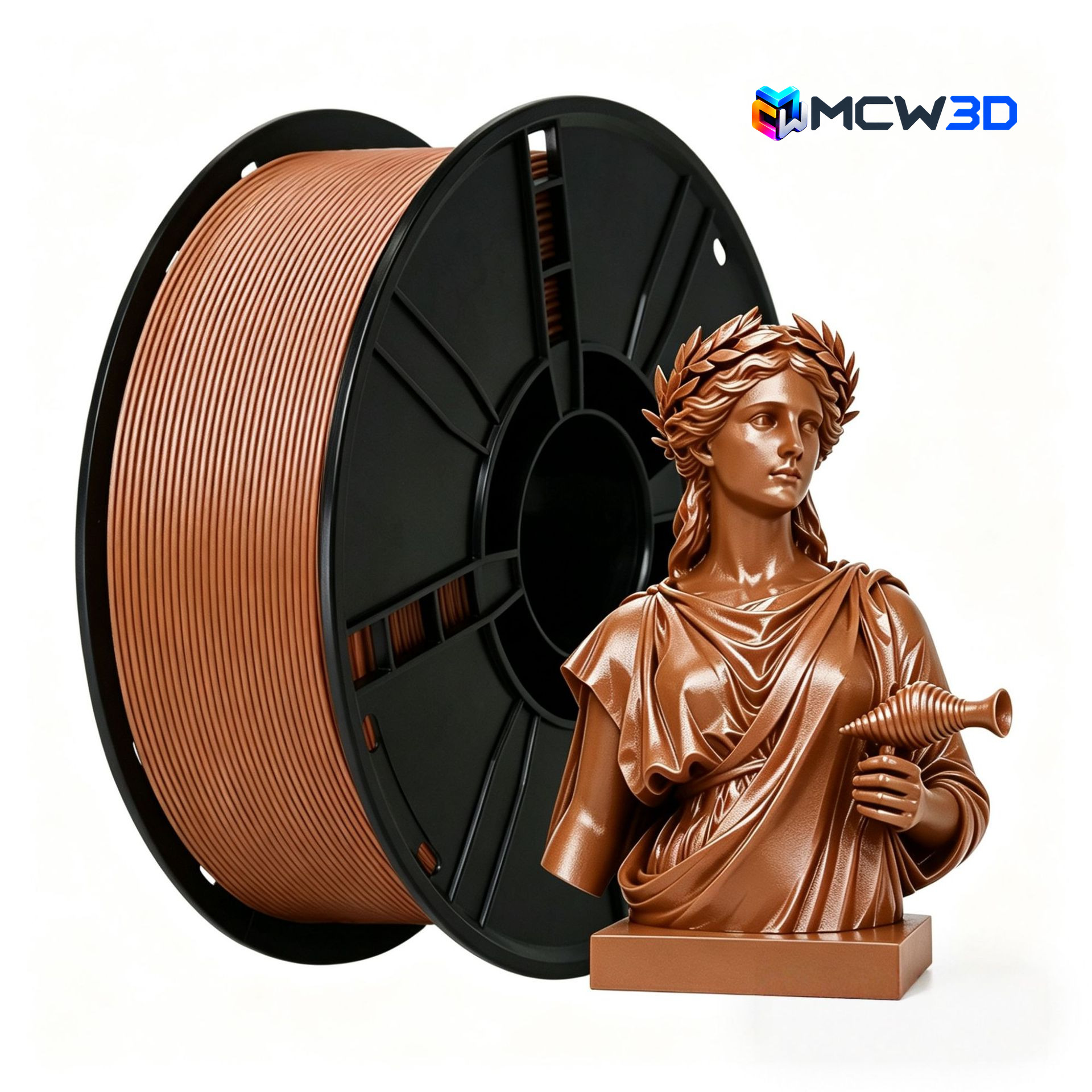 Filamento PLA 1,75 mm · 1 kg · Marrom